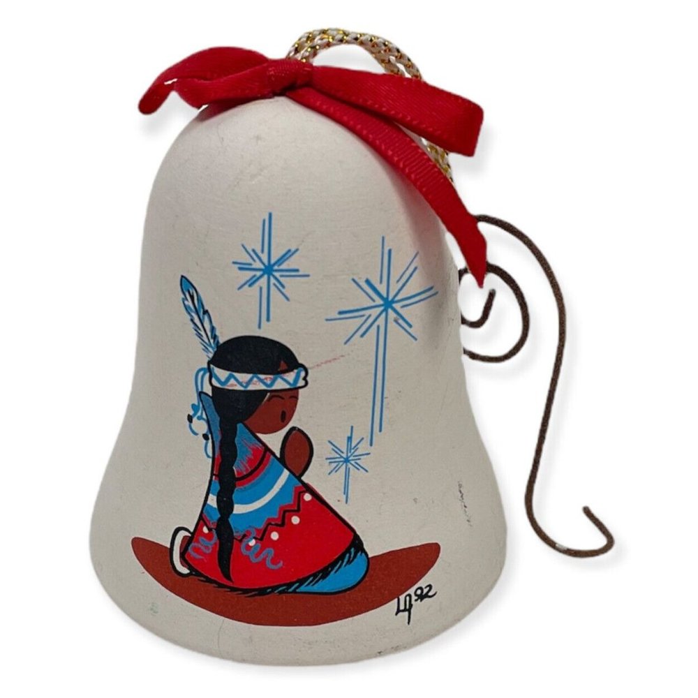Sandstone Creations  DeGrazia Albuquerque Fiesta Christmas Bell Ornament